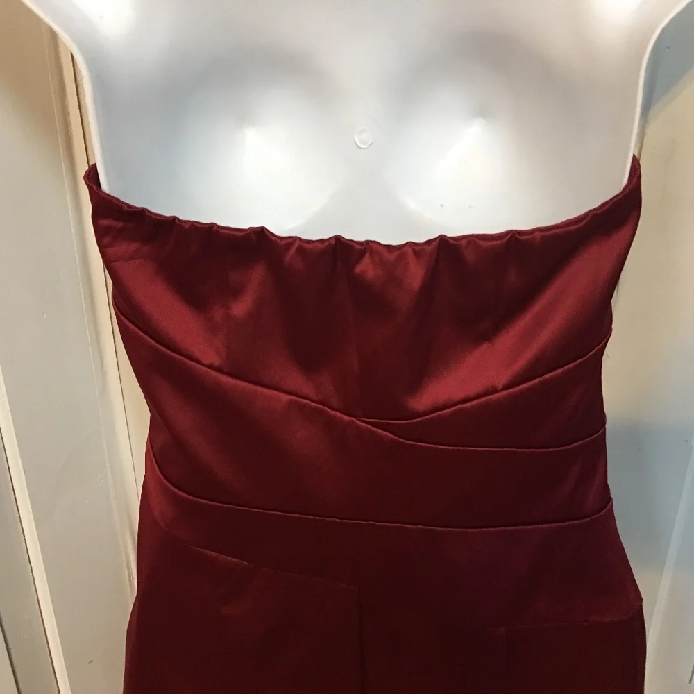 The Limited Satiny Red Dress 4 - Picture 8 of 8